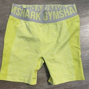 Small lime green Gymshark shorts